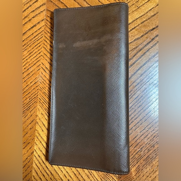 Prada Brown Leather Wallet - Picture 2 of 6